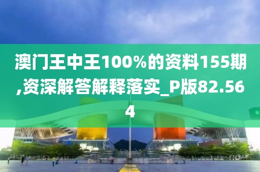 澳门王中王100%的资料155期,资深解答解释落实_P版82.564