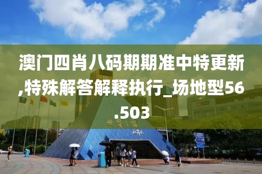 澳门四肖八码期期准中特更新,特殊解答解释执行_场地型56.503