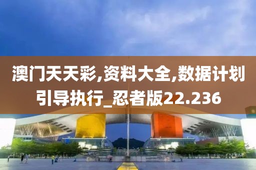 澳门天天彩,资料大全,数据计划引导执行_忍者版22.236