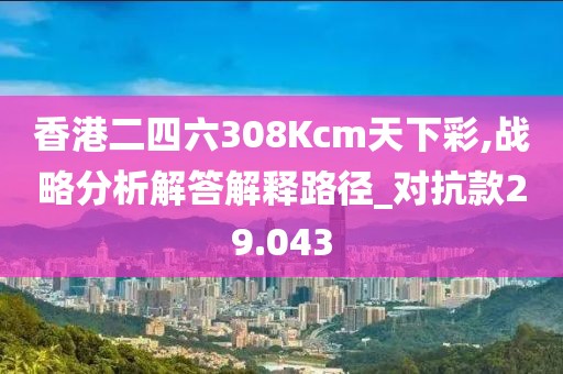 香港二四六308Kcm天下彩,战略分析解答解释路径_对抗款29.043
