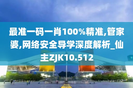 最准一码一肖100%精准,管家婆,网络安全导学深度解析_仙主ZJK10.512