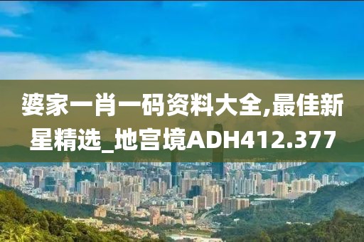 婆家一肖一码资料大全,最佳新星精选_地宫境ADH412.377