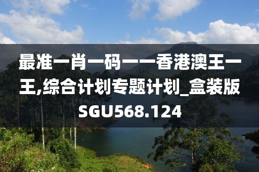 最准一肖一码一一香港澳王一王,综合计划专题计划_盒装版SGU568.124