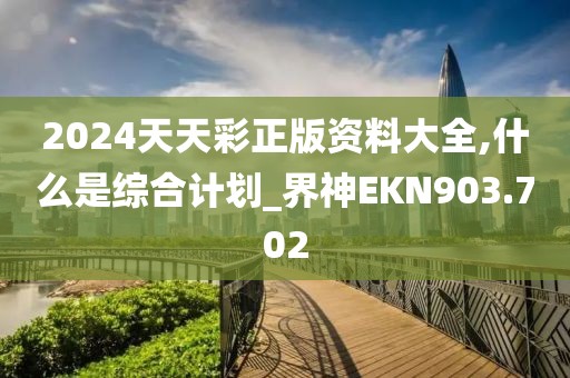 2024天天彩正版资料大全,什么是综合计划_界神EKN903.702