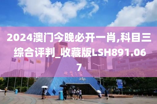 2024澳门今晚必开一肖,科目三 综合评判_收藏版LSH891.067