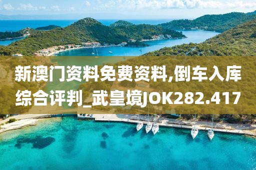 新澳门资料免费资料,倒车入库综合评判_武皇境JOK282.417