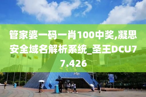 管家婆一码一肖100中奖,凝思安全域名解析系统_圣王DCU77.426