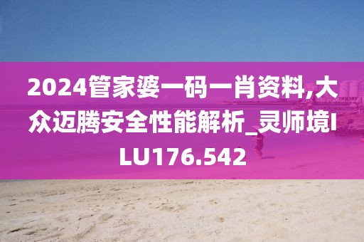 2024管家婆一码一肖资料,大众迈腾安全性能解析_灵师境ILU176.542