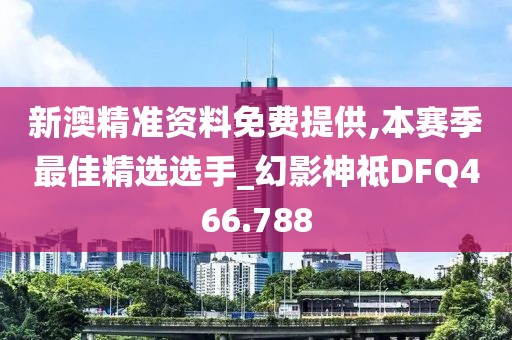 新澳精准资料免费提供,本赛季最佳精选选手_幻影神祗DFQ466.788