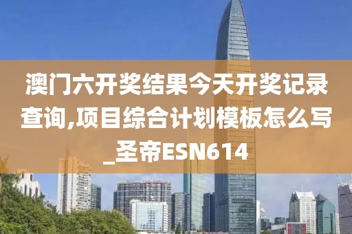 澳门六开奖结果今天开奖记录查询,项目综合计划模板怎么写_圣帝ESN614