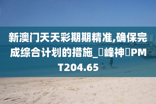 新澳门天天彩期期精准,确保完成综合计划的措施_蘋峰神衹PMT204.65