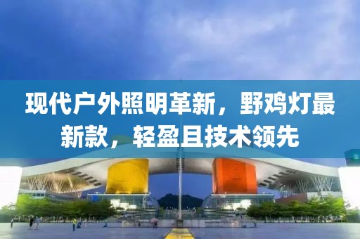 现代户外照明革新，野鸡灯最新款，轻盈且技术领先