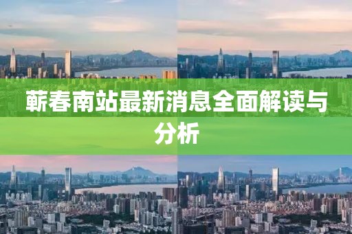 蕲春南站最新消息全面解读与分析