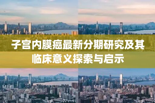 子宫内膜癌最新分期研究及其临床意义探索与启示