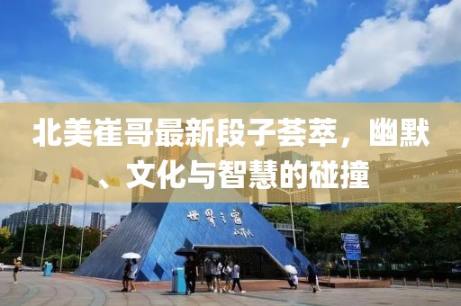 北美崔哥最新段子荟萃，幽默、文化与智慧的碰撞
