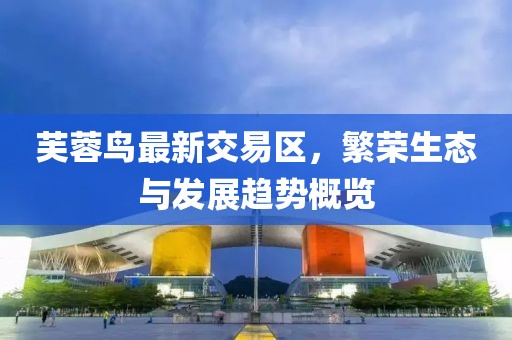 芙蓉鸟最新交易区，繁荣生态与发展趋势概览