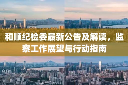 和顺纪检委最新公告及解读，监察工作展望与行动指南