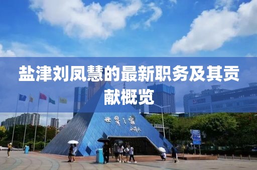盐津刘凤慧的最新职务及其贡献概览