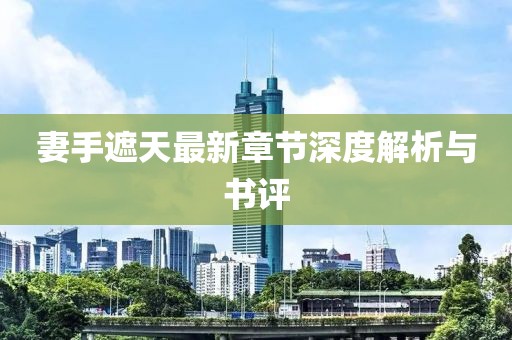 妻手遮天最新章节深度解析与书评