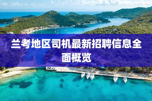 兰考地区司机最新招聘信息全面概览