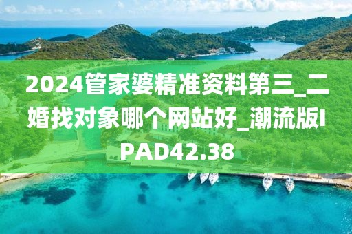 2024管家婆精准资料第三_二婚找对象哪个网站好_潮流版IPAD42.38