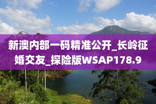 新澳内部一码精准公开_长岭征婚交友_探险版WSAP178.9