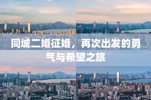 同城二婚征婚，再次出发的勇气与希望之旅