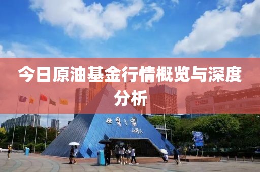 今日原油基金行情概览与深度分析
