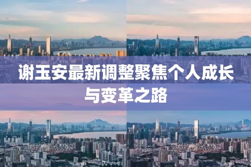 谢玉安最新调整聚焦个人成长与变革之路