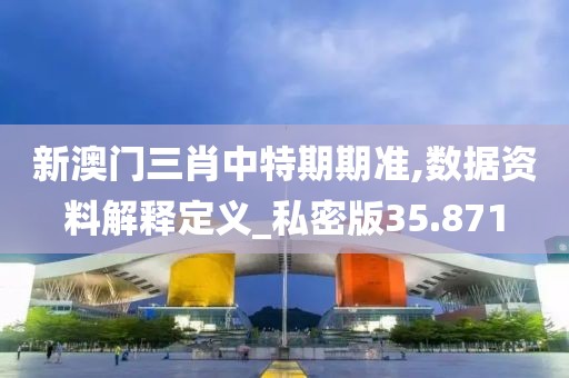 新澳门三肖中特期期准,数据资料解释定义_私密版35.871