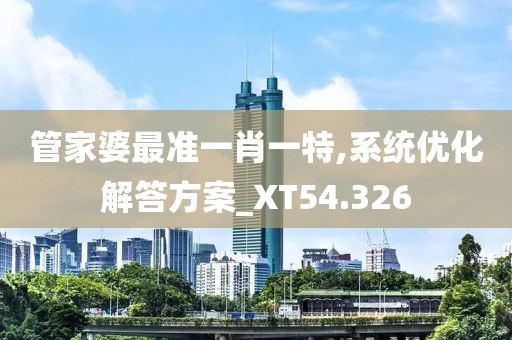 管家婆最准一肖一特,系统优化解答方案_XT54.326