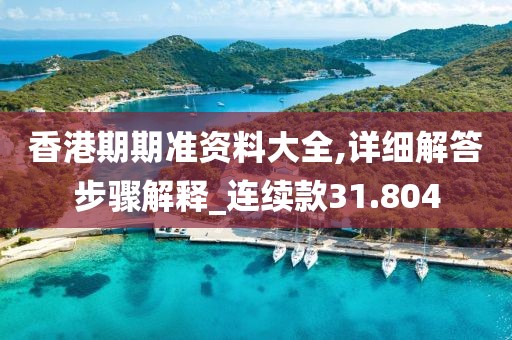 香港期期准资料大全,详细解答步骤解释_连续款31.804