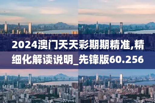 2024澳门天天彩期期精准,精细化解读说明_先锋版60.256