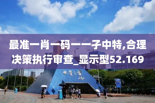 最准一肖一码一一孑中特,合理决策执行审查_显示型52.169