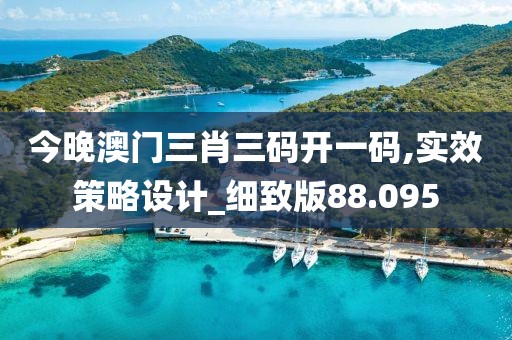 今晚澳门三肖三码开一码,实效策略设计_细致版88.095