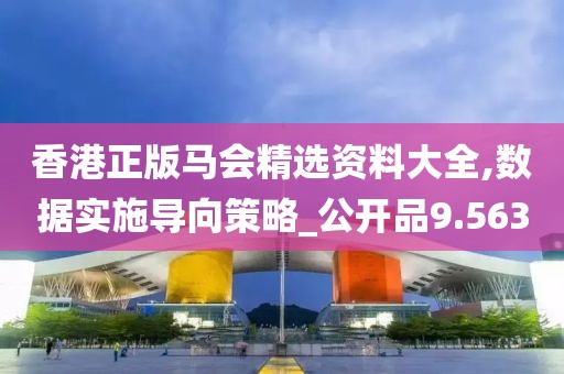 香港正版马会精选资料大全,数据实施导向策略_公开品9.563