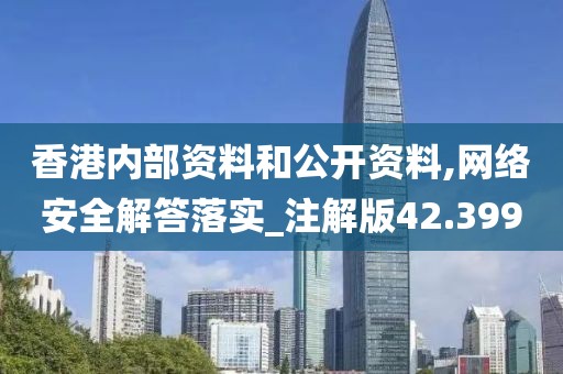 香港内部资料和公开资料,网络安全解答落实_注解版42.399