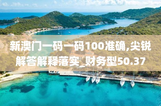 新澳门一码一码100准确,尖锐解答解释落实_财务型50.37