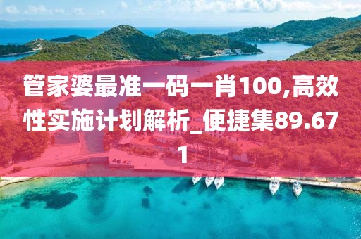 管家婆最准一码一肖100,高效性实施计划解析_便捷集89.671