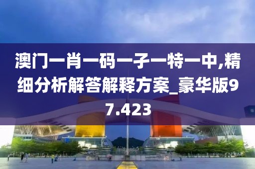 澳门一肖一码一孑一特一中,精细分析解答解释方案_豪华版97.423