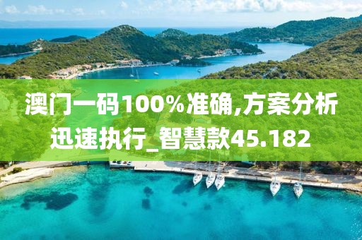 澳门一码100%准确,方案分析迅速执行_智慧款45.182