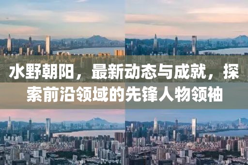 水野朝阳，最新动态与成就，探索前沿领域的先锋人物领袖