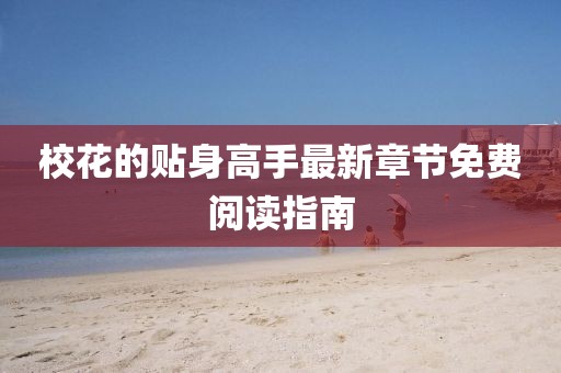 校花的贴身高手最新章节免费阅读指南