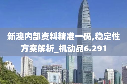 新澳内部资料精准一码,稳定性方案解析_机动品6.291