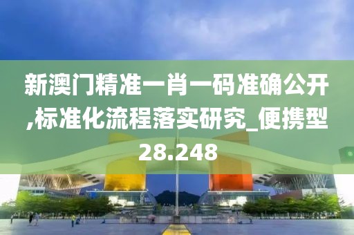 新澳门精准一肖一码准确公开,标准化流程落实研究_便携型28.248