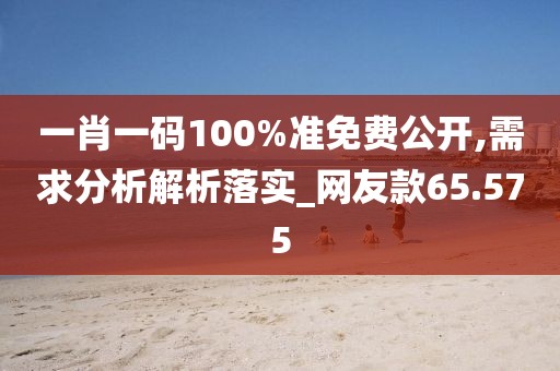 一肖一码100%准免费公开,需求分析解析落实_网友款65.575