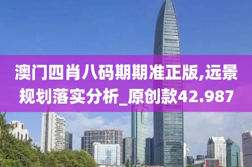 澳门四肖八码期期准正版,远景规划落实分析_原创款42.987