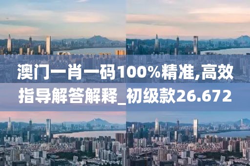 澳门一肖一码100%精准,高效指导解答解释_初级款26.672