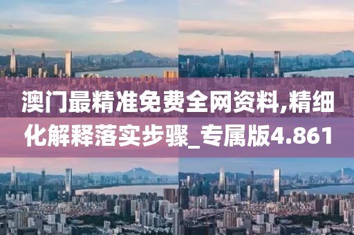 澳门最精准免费全网资料,精细化解释落实步骤_专属版4.861