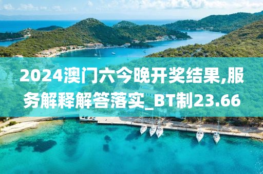 2024澳门六今晚开奖结果,服务解释解答落实_BT制23.66